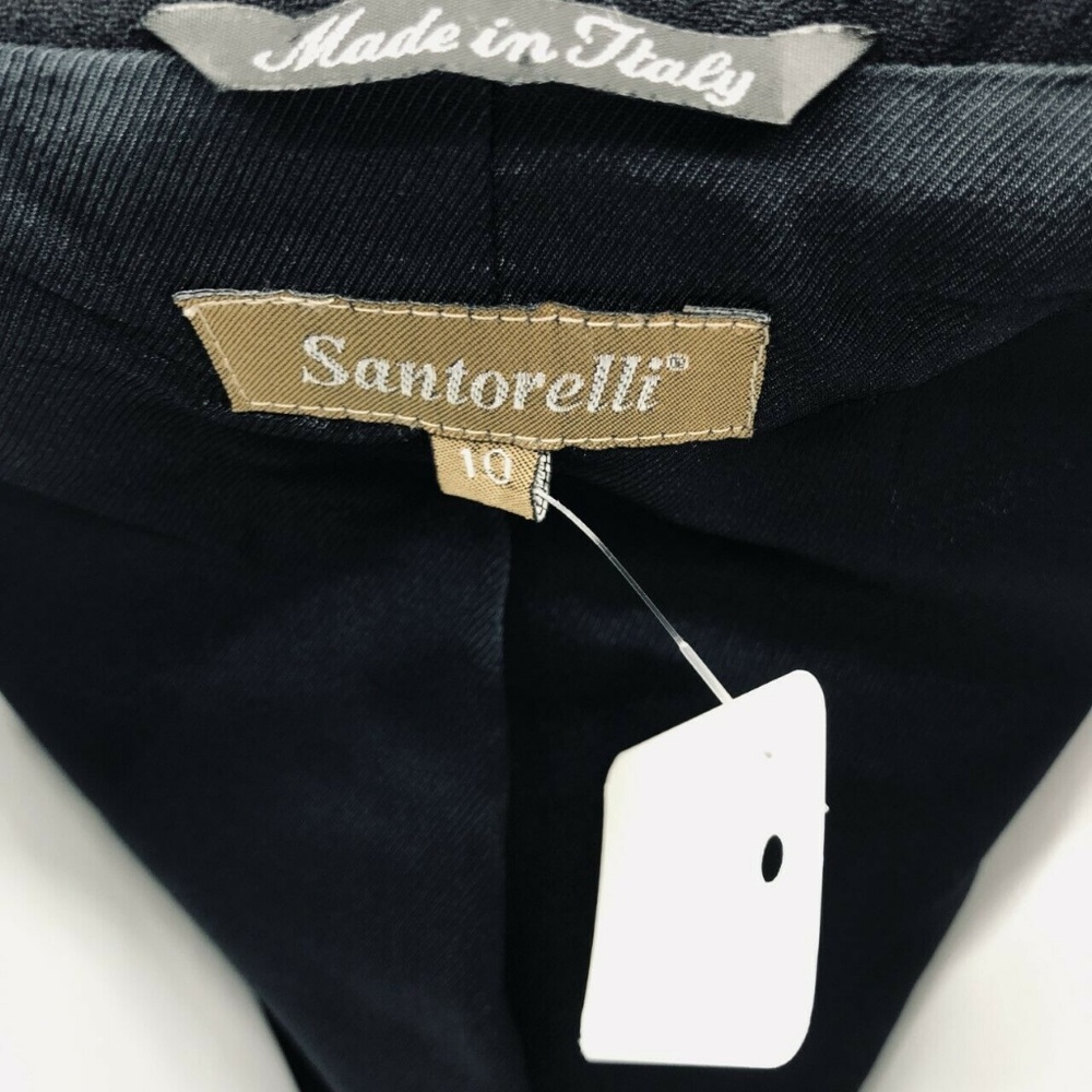 Santorelli Button Collared Blazer Jacket Size 10 - Picture 4 of 8